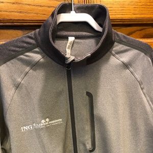 Mens Lululemon Large Grey Zip Marathon Jacket